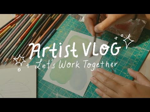 Work with Me ✨ How I Made Memo Pads, Painting & More Art Fun