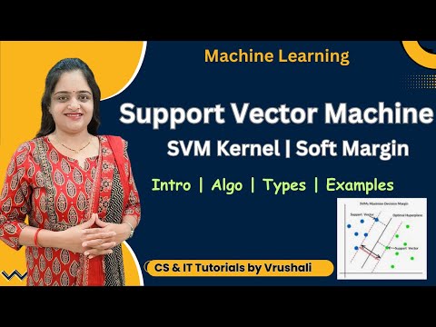 ML 10:  Support Vector Machine  (SVM) | Working with Examples @CS & IT Tutorials by Vrushali 👩‍🎓