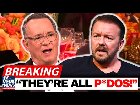 Ricky Gervais DESTROYS Hollywood In the Most SAVAGE Speech Ever