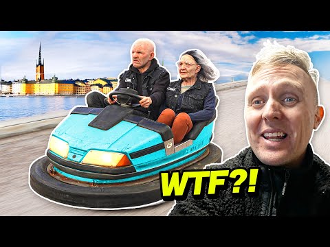 My Grandpa Driting Our Insane Bumper Car!