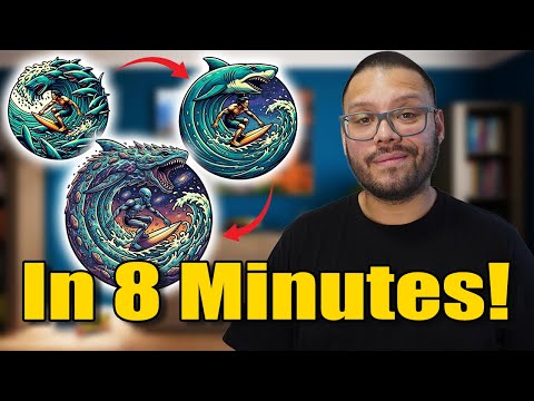 Create A T-Shirt Design In Under 8 Minutes Using AI (Kittl + Nano Banana)