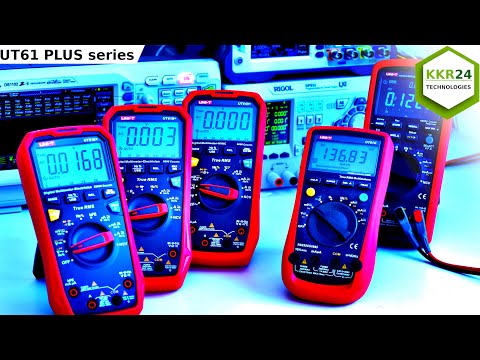 UNI-T UT61E+ UT61D+ and UT61B+ multimeter review full series comparison