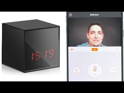 Spy Camera Alarm Clock