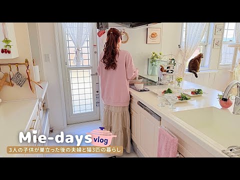 Relaxed homemaking | Closet organizing & rice bread | 3 cats