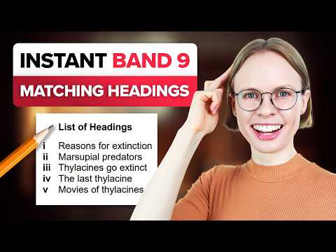 IELTS Reading Matching Headings - BEST Tips and Practice Test
