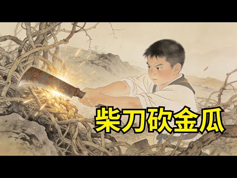 後母奪家產，將繼子趕去守荒山，只給一把生鏽柴刀。少年砍藤時刀鋒忽迸金光，滿山枯藤竟一夜結出琥珀甜瓜，商人驚呼！#故事便利店#民間故事#傳統故事#故事頻道#聽書#睡前故事