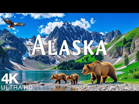 Alaska 4K Amazing Nature Film - Peaceful Piano Music for Relaxation - Travel Nature