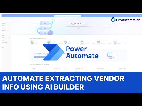 Extract Vendor Invoices to Excel Using AI Builder & Power Automate: Step-by-Step Guide