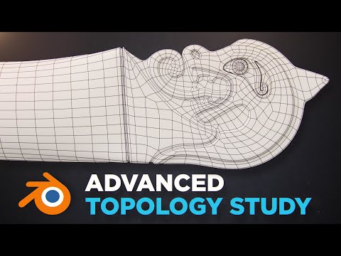 Advanced Topology Study : God of War Axe - Blender Tutorial