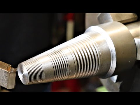 How to cut a conical thread