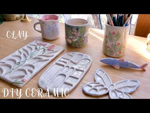 I Made My Own Ceramic Art Materials - Making Clay Art Supplies + DIY 🌱