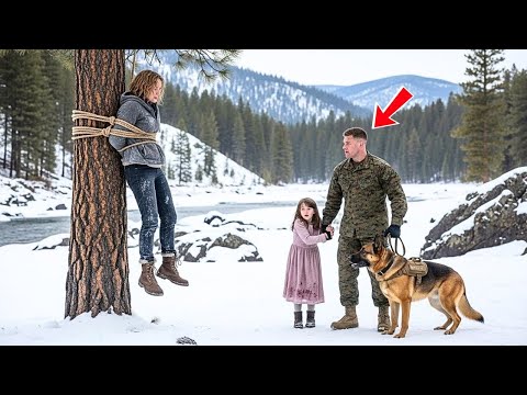 “They Hung My Mom On A Tree!” Crying Girl Begged a Marine & His K9 — What He Did Next…