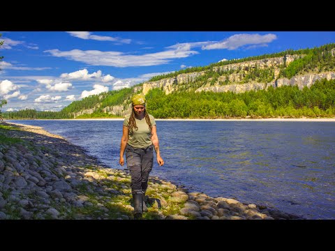 1300 kilometers along the rivers of Siberia. Part three