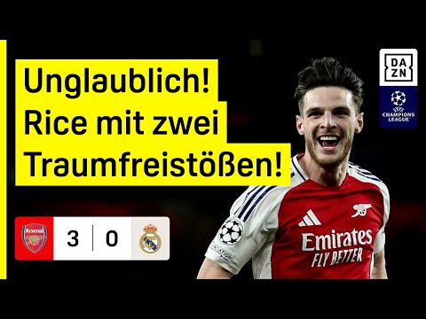 FC Arsenal - Real Madrid | Viertelfinale - Hinspiel | UEFA Champions League | DAZN Highlights