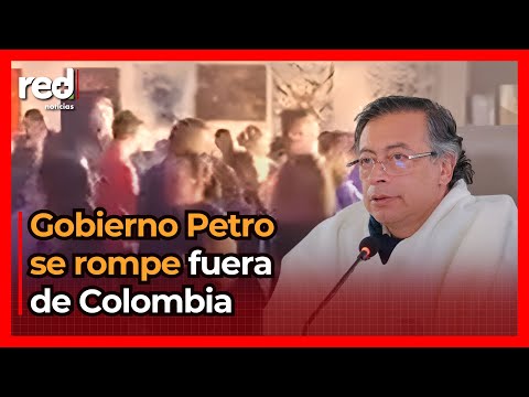 Gobierno Petro se rompe fuera de Colombia: parranda terminó en tormenta política