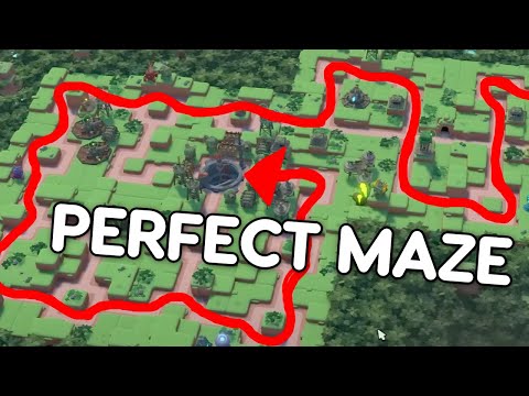 This is how to make PERFECT MAZES in Tower Dominion - Tips and Gameplay