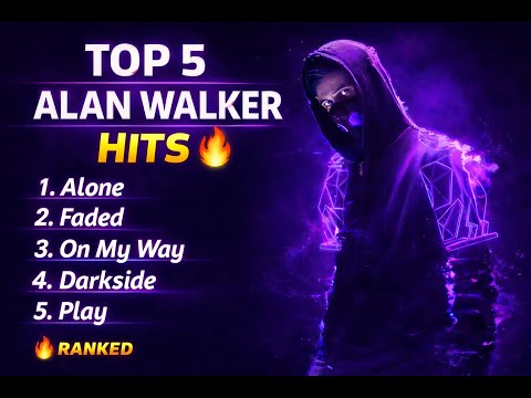 Alan Walker EDM Best of 5 All Time RANKED 🔥
