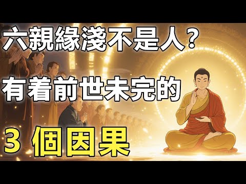 六親緣淺的就不是人？孟婆：它帶著前世未完的3個因果！【輪回|因果|佛學】