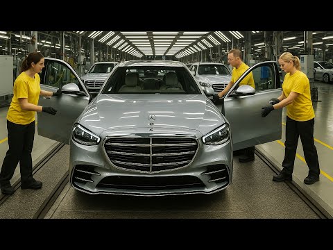 Inside the Mercedes S-Class Factory: From Silent Luxury Cabin to 250 km/h Flagship Sedan