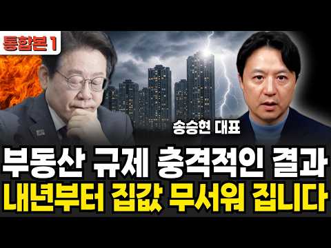 부동산 규제 충격적인 결과, 내년부터 집 값 무서워 집니다 (송승현 대표 / 통합본 1부)