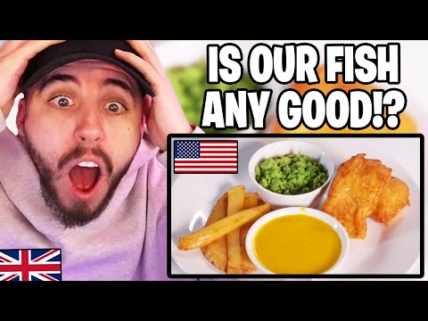 Brit Reacts to UK vs US: Trying Each Others Fish & Chips!