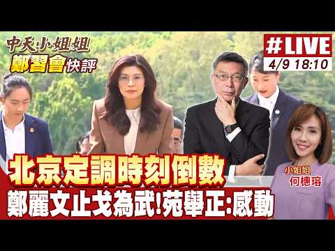 【#鄭習會中天小姐姐快評】北京定調時刻倒數 鄭麗文開啟新兩岸論述 20260409 @全球大視野Global_Vision