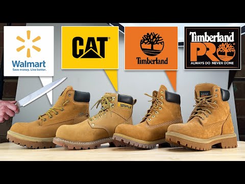 Premium Timbs vs Timberland Pros vs CAT vs Walmart