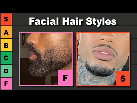 facial hair styles - tier list