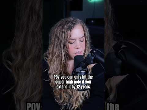 when you have to extend the high note #billieeilish