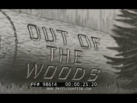 “ OUT OF THE WOODS ” 1930s CATERPILLAR CO. DIESEL TRACTORS & ENGINES PROMO  LOGGING INDUSTRY 98614
