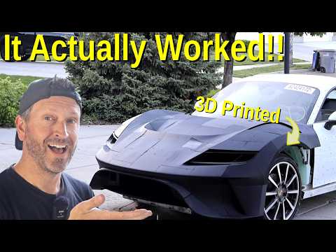 This 3D Printed Porsche Front Clamshell Turned Out Wild!