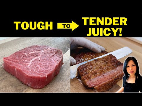 How to Tenderize Steaks with Baking Soda - EASY!