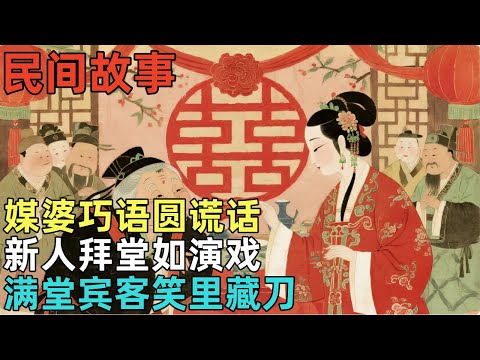 民间故事:媒婆巧语圆谎话,新人拜堂如演戏,满堂宾客笑里藏刀 #民间故事,#民间故事合集,#故事传说,#明朝奇案,#古代奇案,#民間故事,#民間故事合集,#故事傳說,#明朝奇案,#古代奇案,#奇闻异事