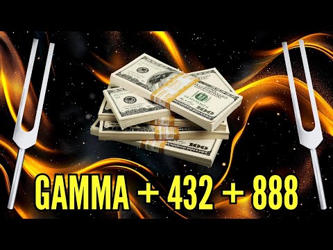Millionaire Energy ⚡ Big Money Magnet 432 Hz + 888 Hz Tuning Forks (Gamma)
