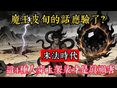 魔王波旬的話應驗了？釋迦牟尼佛流淚預言：末法時代，這4種人穿上袈裟才是真禍害#立地成佛#念佛修行#因果正見#修行障礙化解#生死因果#佛学#佛教