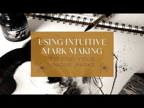 Use intuitive mark-making as part of your daily sketchbook practice.