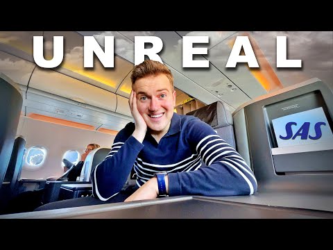 8 HOURS ON AN A321😅 SAS Business Class to New York!