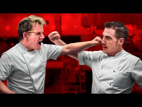 Gordon Ramsay Flipping Out At Disrespectful Hell’s Kitchen Chefs