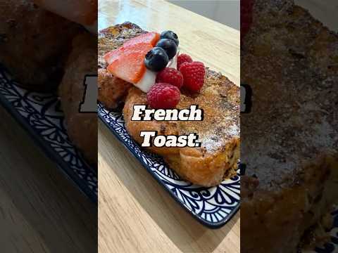 NEXT LEVEL FRENCH TOAST!!  #cooking #cookingvideo #cookwithme #valentinesday #frenchtoast