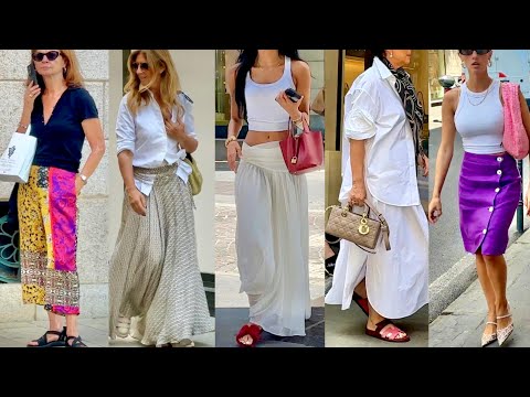 JULY AUGUST 2025 🇮🇹WHAT IS IN STYLE NOW? BEST SUMMER LOOKS SPOTTED IN MILAN STREET STYLE #vanityfair