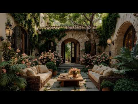 Calm Spring Jazz at a Café by the Forest ☕ Soft Jazz Morning for Calm, Focus & Relaxation