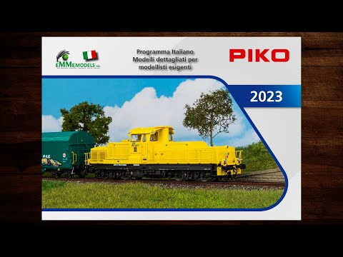 PIKO Prospekt Italien 2023 – Modellbahn, Modelleisenbahn, Katalog