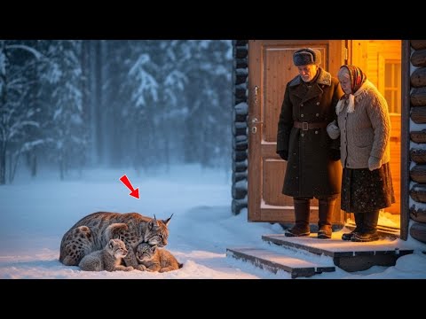 «При –40°C мать-рысь просила приюта — то, что сделали старики, стало настоящим чудом»