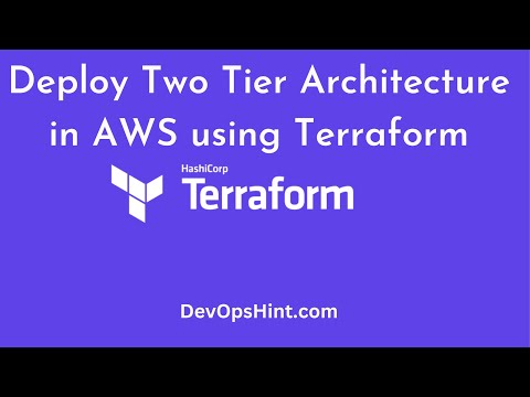 Deploy Two Tier Architecture in AWS using Terraform | Two Tier Architecture with Terraform|Terraform