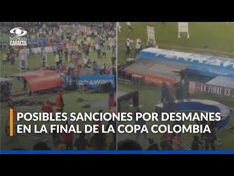 ¿Qué falló en la final de la Copa Colombia? Autoridades de Medellín hablan tras los desmanes