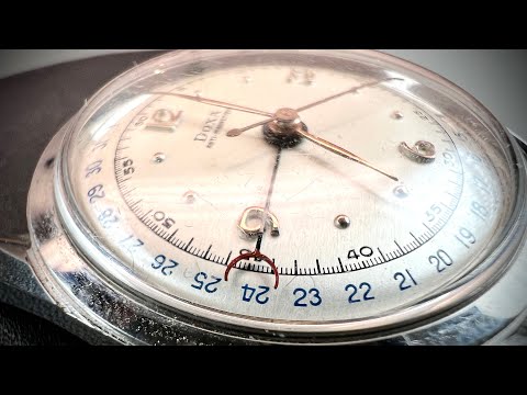 I FELL IN LOVE WITH THIS DIAL  - 1940s doxa pointer watch restoration with stunning dial