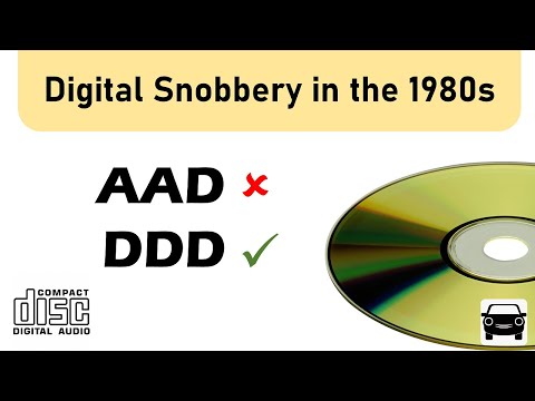 AAD, DDD - Digital snobbery in the 1980s
