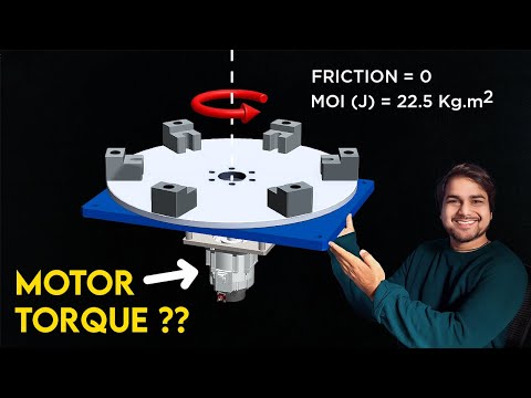 Motor Sizing Calculation with "Moment of Inertia" - Rotary Indexing table