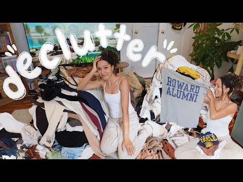 decluttering my entire home ~ closet & trinket body doubling clear out!