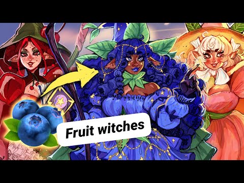 Turning FRUIT into WITCHES 🍇🍑🔮